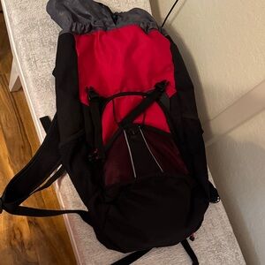 Alpine Swiss Black and Red Backpack